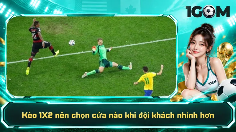 Kèo 1X2 nên chọn cửa nào khi đội khách nhỉnh hơn