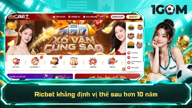 Ricbet khẳng định vị thế sau hơn 10 năm