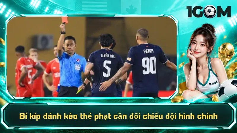 Bí kíp đánh kèo thẻ phạt cần đối chiếu đội hình chính