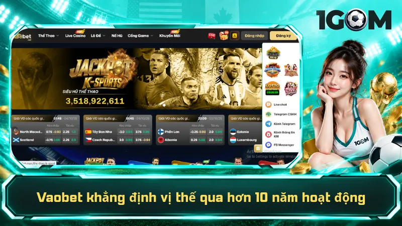 Vaobet khẳng định vị thế qua hơn 10 năm hoạt động